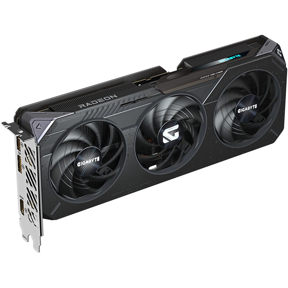 Видеокарта GIGABYTE Radeon RX9060XT 16Gb 128bit 2780/20000MHz (GV-R9060XTGAMING-16GD) Объем встроенной памяти, Гб 16