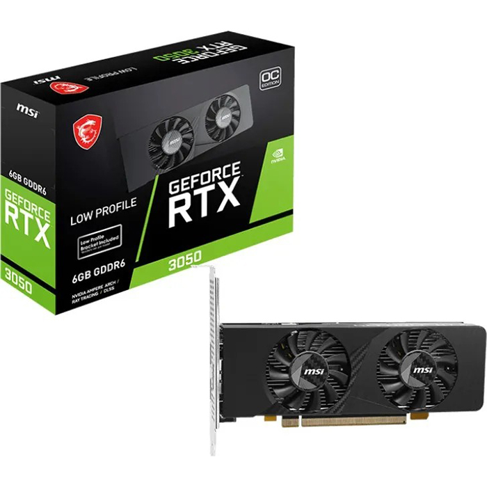 Фото 4 Видеокарта MSI NVIDIA GeForce RTX 3050 LP E 6G OC