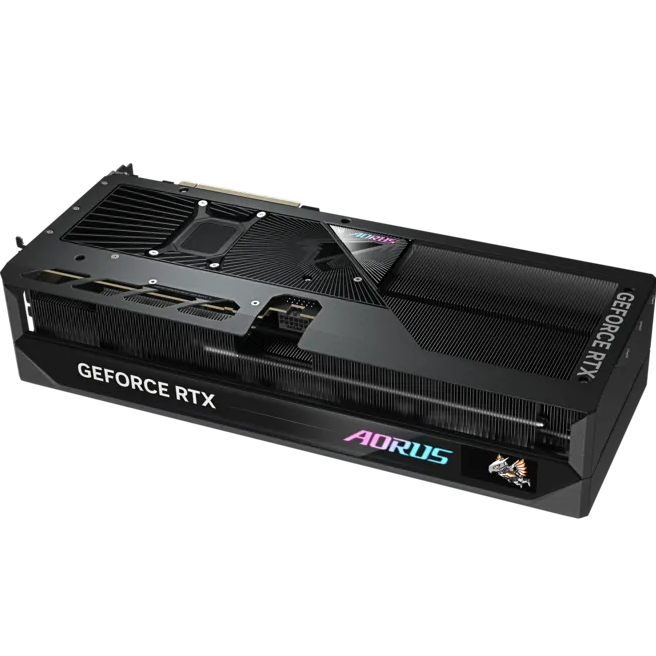 Зовнішній вигляд Відеокарта GIGABYTE AORUS NVIDIA GeForce RTX 5070 Ti 16GB GDDR7 256bit 2670/28000Hz (GV-N507TAORUS M-16GD)