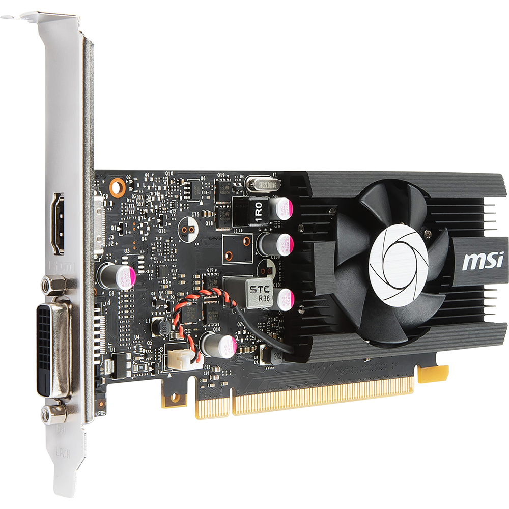 Відеокарта MSI GeForce GT1030 2Gb 64bit 1265/6008MHz (GT 1030 2G LP OCV1) Виробник чіпу nVidia