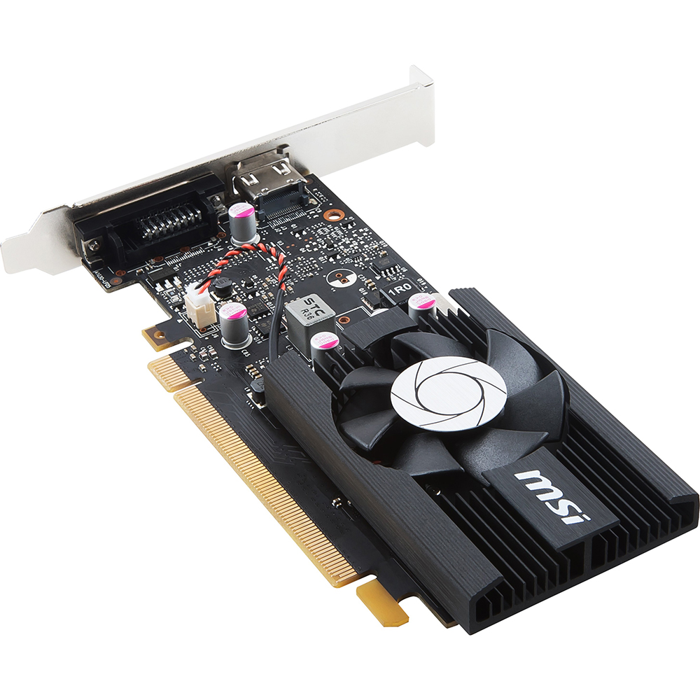 Фото 4 Відеокарта MSI GeForce GT1030 2Gb 64bit 1265/6008MHz (GT 1030 2G LP OCV1)