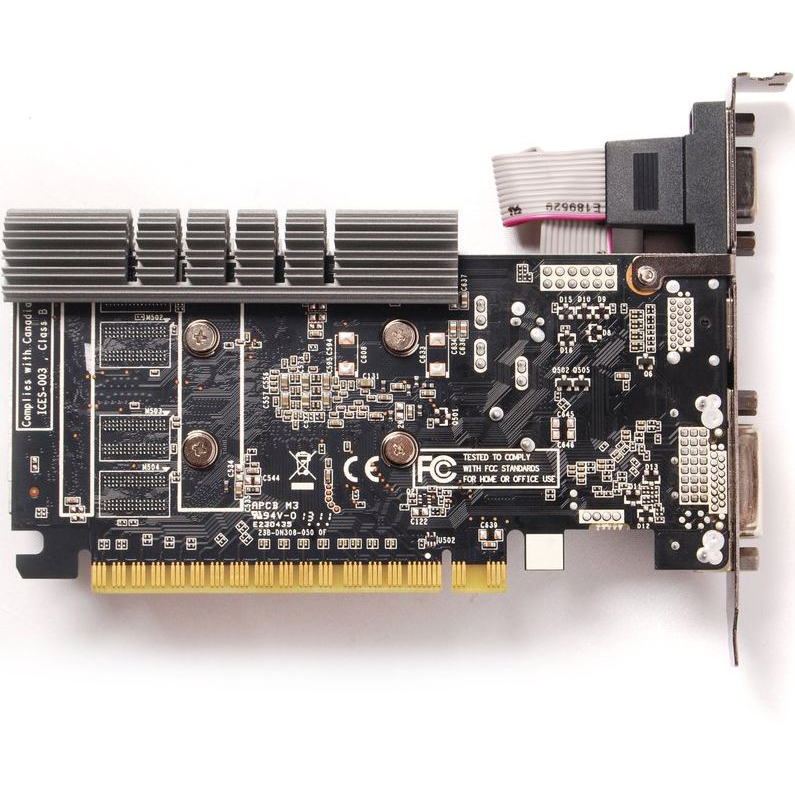 Відеокарта ZOTAC GeForce GT730 2GB 64bit 902/1600MHz (ZT-71113-20L) Тип пам'яті GDDR3