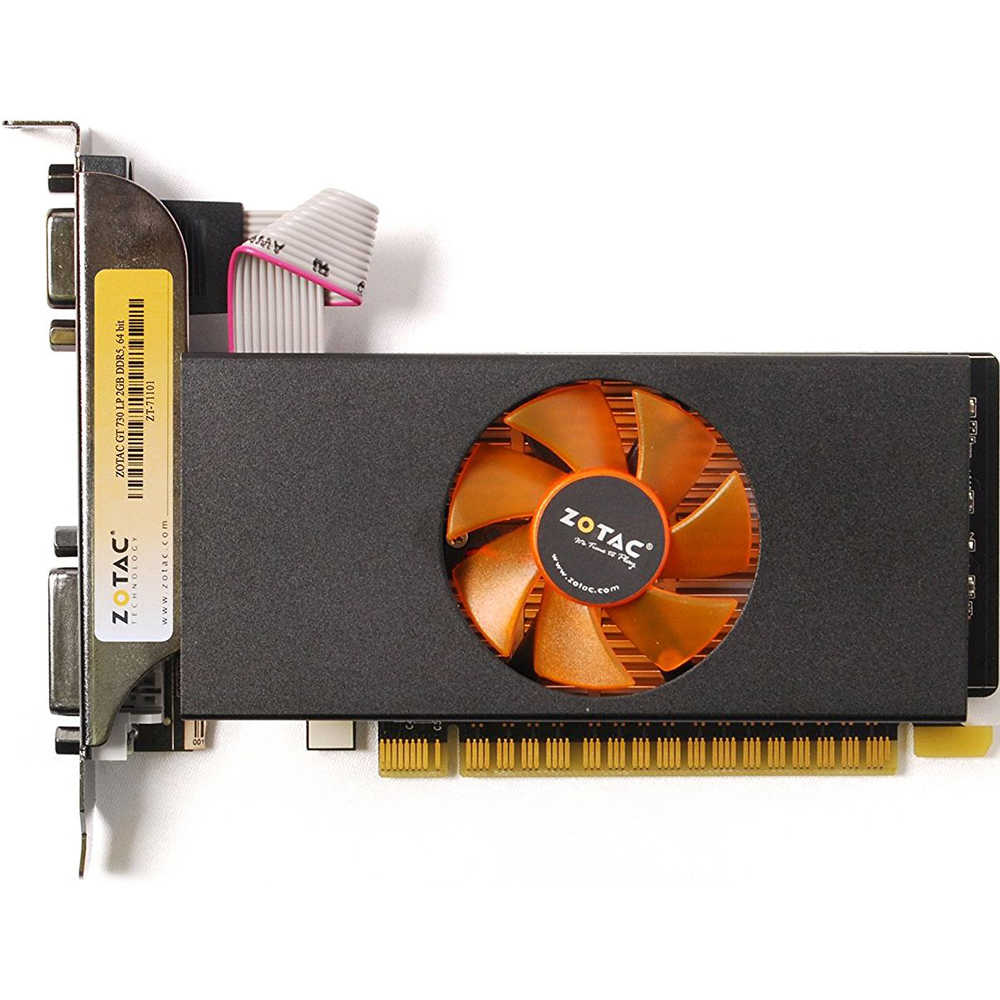 Відеокарта ZOTAC GeForce GT730 2GB 64bit 902/5010MHz  (ZT-71101-10L)