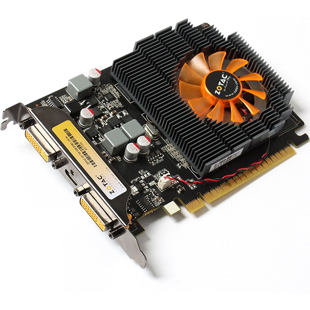 Відеокарта ZOTAC GeForce GT730 4GB 128bit 700/1066MHz (ZT-71109-10L) Виробник чіпу nVidia