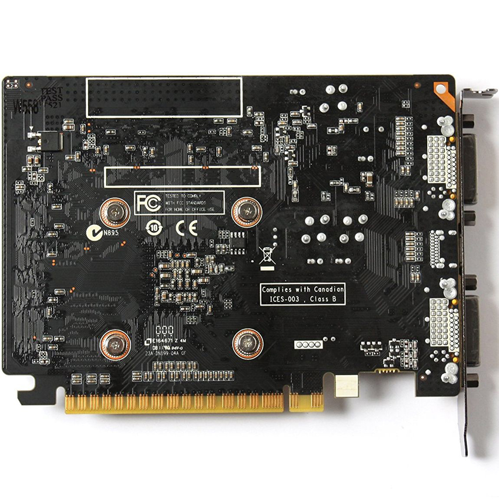 Відеокарта ZOTAC GeForce GT730 4GB 128bit 700/1066MHz (ZT-71109-10L) Об'єм вбудованої пам'яті, Гб 4