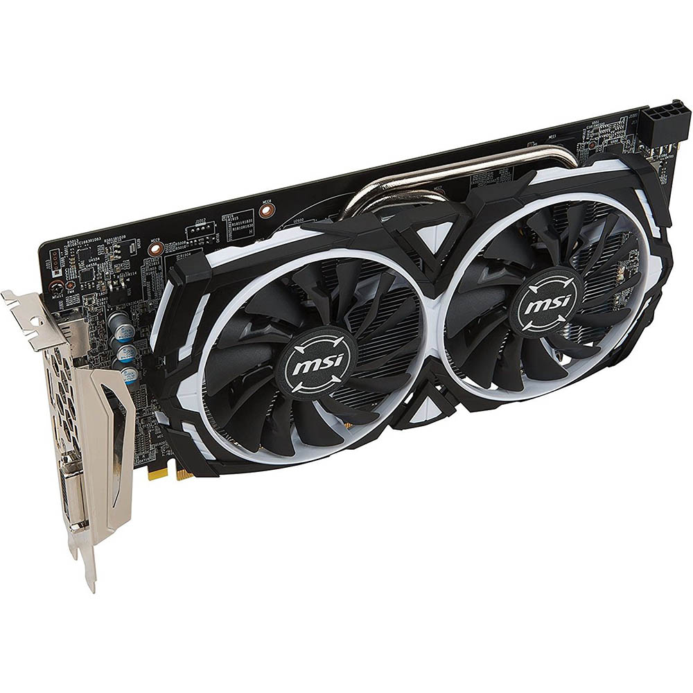 Видеокарта MSI Radeon RX580 8Gb 256bit 1366/8000MHz (RX 580 ARMOR 8G OC) -  в интернет-магазине Фокстрот: цены, отзывы, характеристики | купить в  Киеве, Харькове, Днепропетровске, Одессе - Украина