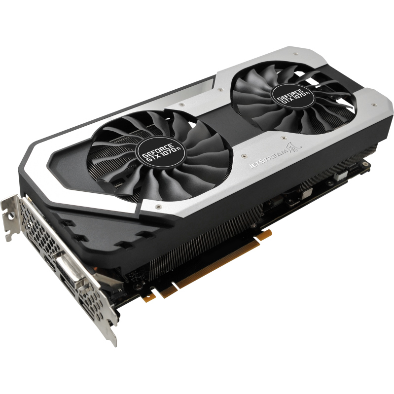 Відеокарта PALIT GeForce GTX1070Ti 8Gb 256bit 1607/8000MHz (NE5107T015P2-1041J) Виробник чіпу nVidia