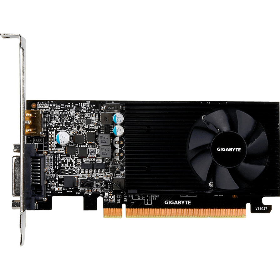 

Видеокарта GIGABYTE GeForce GT1030 2GB 64bit 1227/6008MHz (GV-N1030D5-2GL), GV-N1030D5-2GL