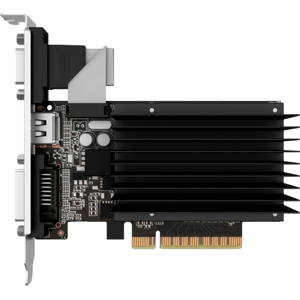 

Видеокарта PALIT GT710 2GB 64Bit 954/1600Mhz (NEAT7100HD46-2080H), GT710 2048M sDDR3 CRT DV HDMI