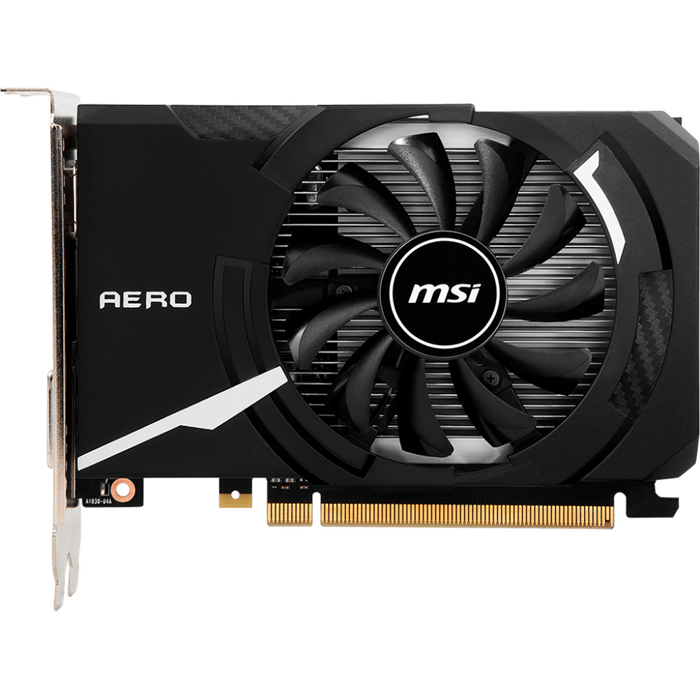 

Видеокарта MSI GeForce GT1030 2Gb 64bit 1189/2100MHz (GT 1030 AERO ITX 2GD4 OC), GeForce GT 1030 AERO ITX 2GD4 OC