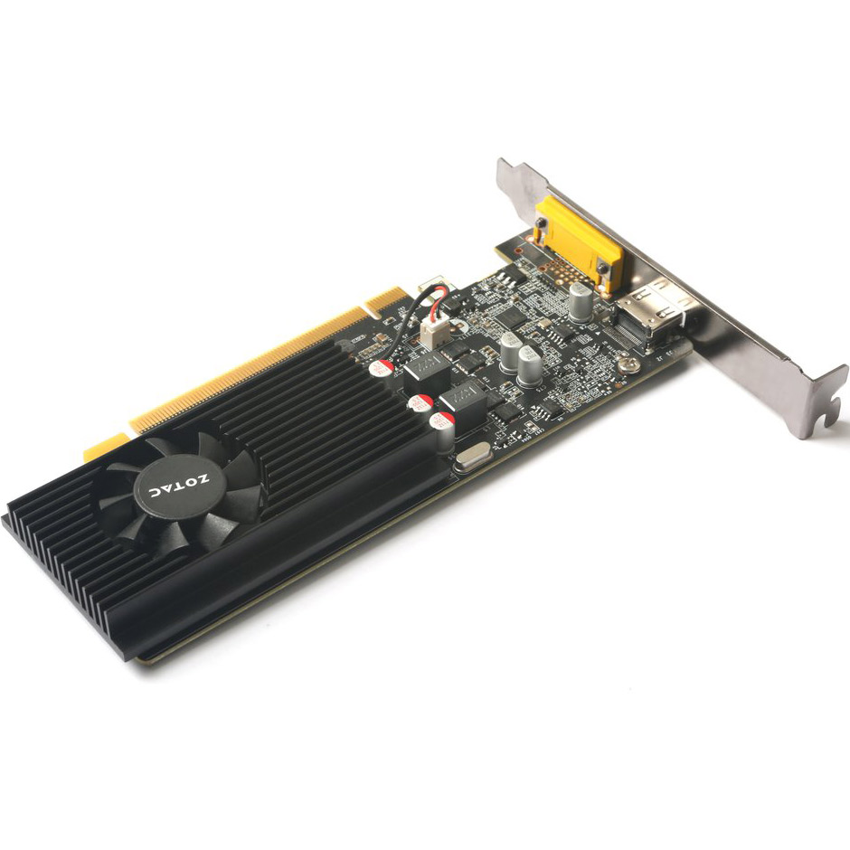 Видеокарта ZOTAC GeForce GT1030 2GB 64Bit 1227/6000MHz (ZT-P10300E-10L) Производитель чипа nVidia