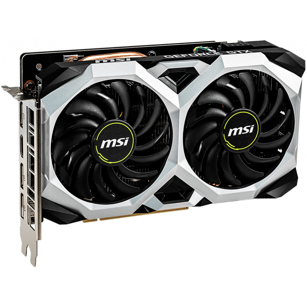 Відеокарта MSI GeForce GTX1660TI 6GB DDR6 192Bit 1830/12000Mhz (GeForce GTX 1660 TI VENTUS XS 6G OC) Виробник чіпу nVidia