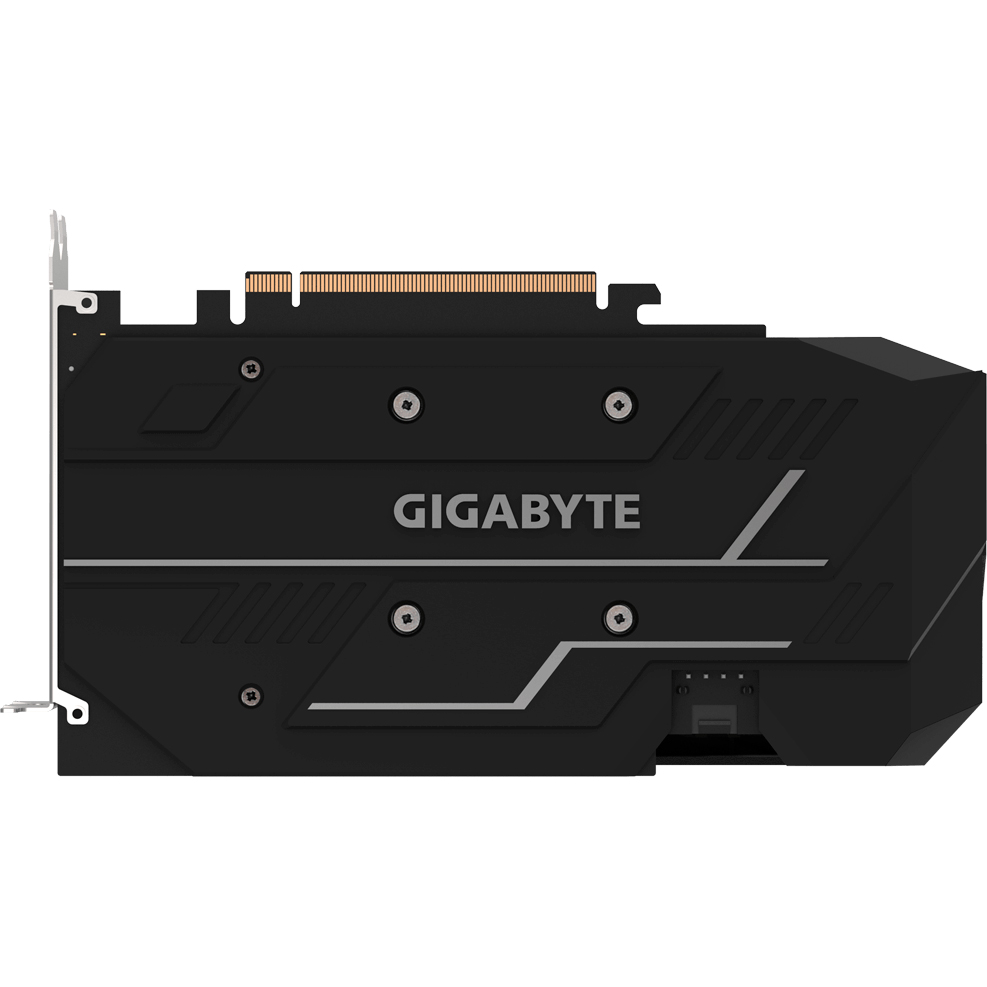 Відеокарта GIGABYTE GeForce GTX1660 6GB 192Bit 1830/8002Mhz (GV-N1660OC-6GD) Об'єм вбудованої пам'яті, Гб 6