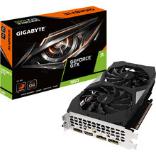 Відеокарта GIGABYTE GeForce GTX1660 6GB 192Bit 1830/8002Mhz (GV-N1660OC-6GD)