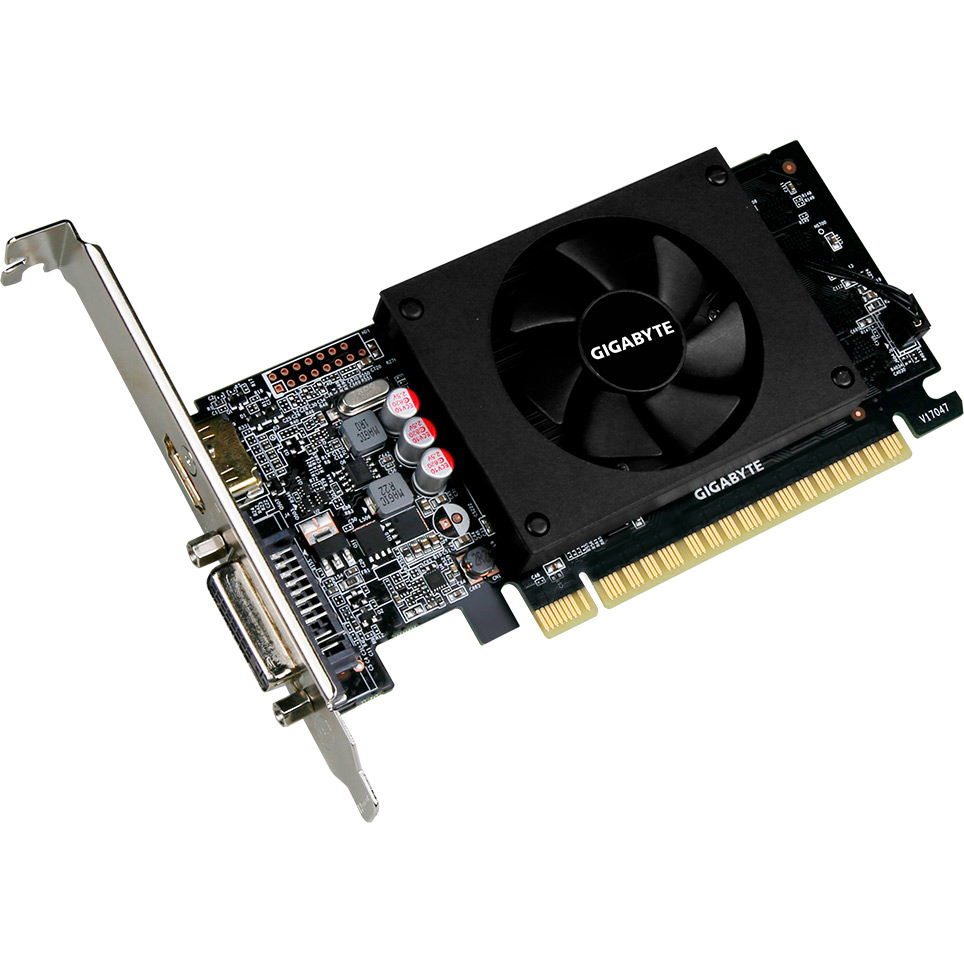 Відеокарта GIGABYTE GeForce GT710 2GB 64Bit 954/5010Mhz (GV-N710D5-2GL) Виробник чіпу nVidia