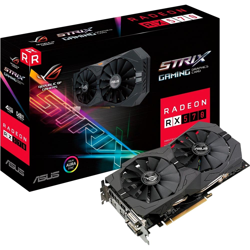 Фото 4 Відеокарта ASUS Radeon RX 570 8GB 256Bit 1310/7000Mhz (STRIX-RX570-O8G-GAMING)