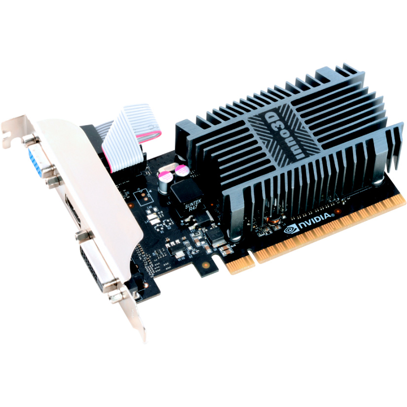 Відеокарта INNO3D GeForce GT710 1GB 64bit 954/1600Mhz (N710-1SDV-D3BX)