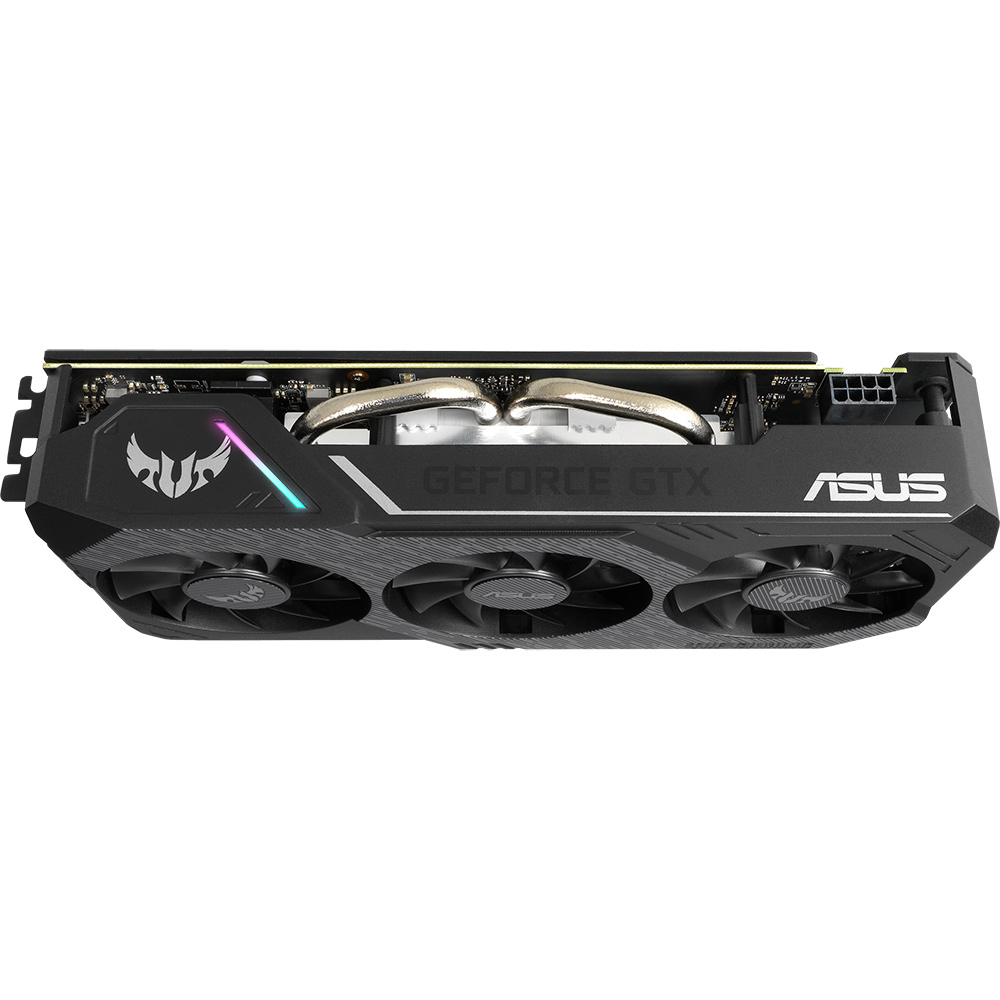 Відеокарта ASUS GeForce GTX1660 SUPER 6GB 192bit 1860/14002Mhz (TUF 3-GTX1660S-O6G-GAMING) Об'єм вбудованої пам'яті, Гб 6