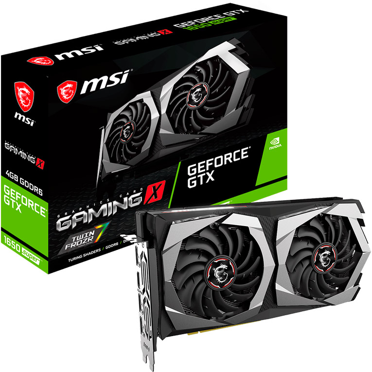 Фото 4 Відеокарта MSI GeForce GTX 1650 SUPER 4GB 128Bit 1755/12000Mhz (GeForce GTX 1650 SUPER GAMING X)