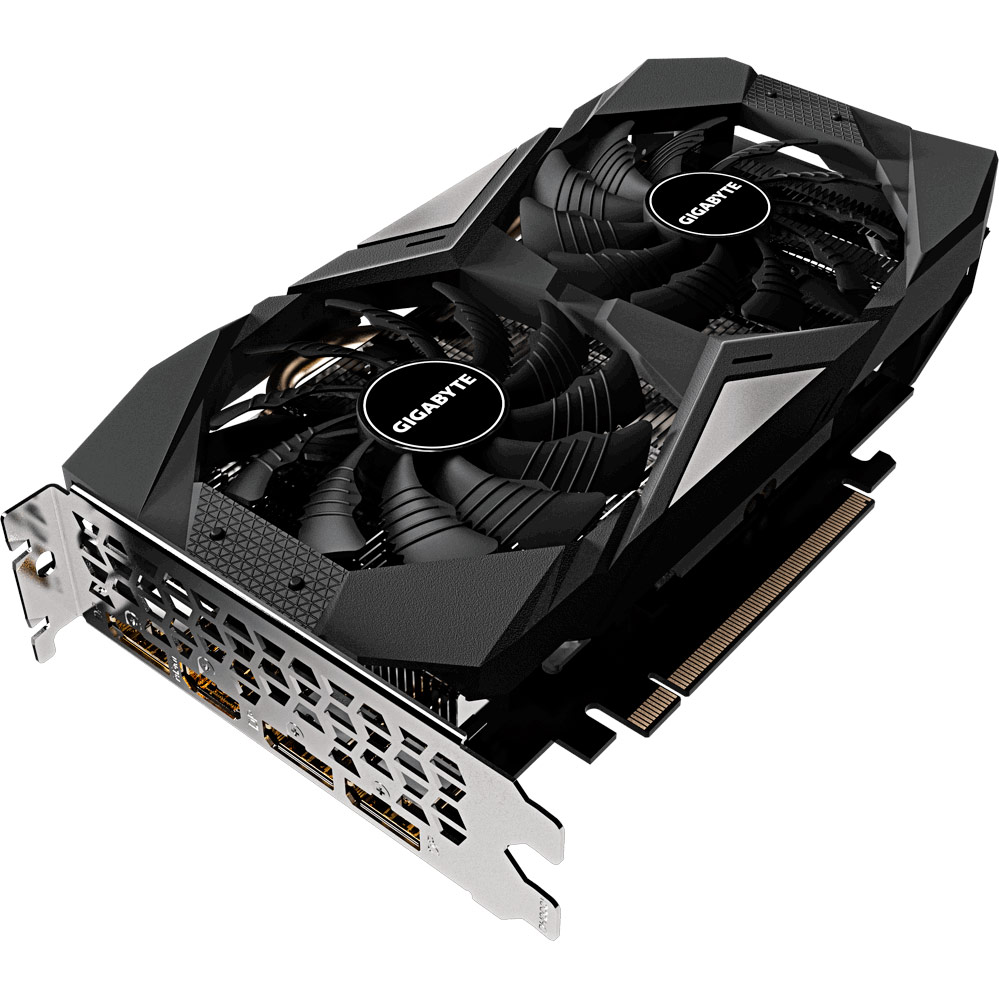 Відеокарта GIGABYTE GeForce RTX2060 6GB 192Bit 1680/14000Mhz (GV-N2060D6-6GD) Об'єм вбудованої пам'яті, Гб 6