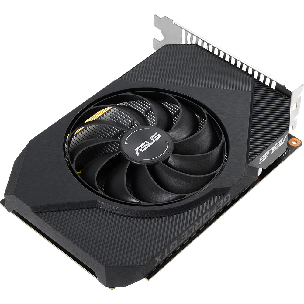 Відеокарта ASUS GeForce GTX1650 4GB 128Bit 1635/12000Mhz (PH-GTX1650-O4GD6) Об'єм вбудованої пам'яті, Гб 4