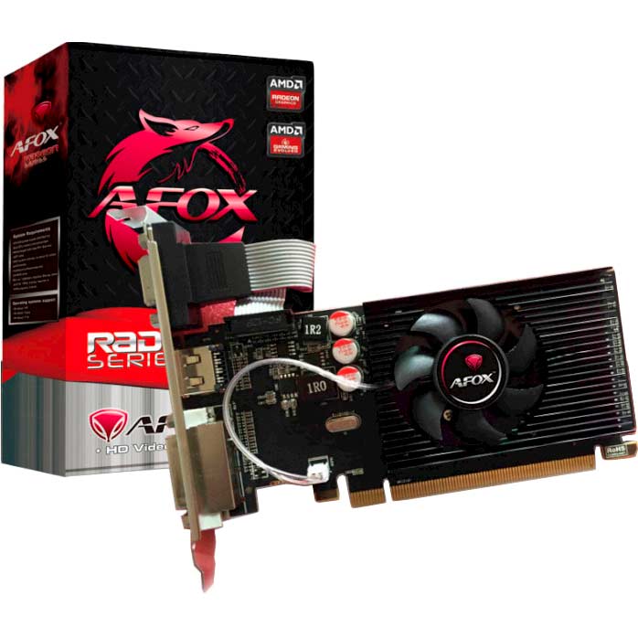 

Видеокарта AFOX Radeon R5 230 2GB DDR3 64 Bit (AFR5230-2048D3L9-V2), Radeon R5 230 2GB DDR3 64 Bit DVI-HDMI-VGA LP