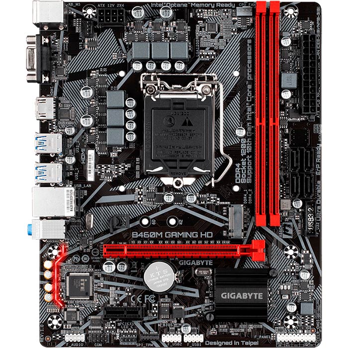 

Материнская плата GIGABYTE B460M GAMING HD, B460M GAMING HD