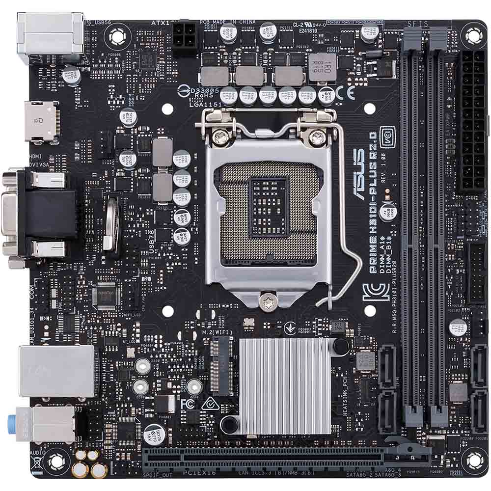 

Материнская плата ASUS PRIME H310I-PLUS R2.0CSM, PRIME H310I-PLUS R2.0CSM