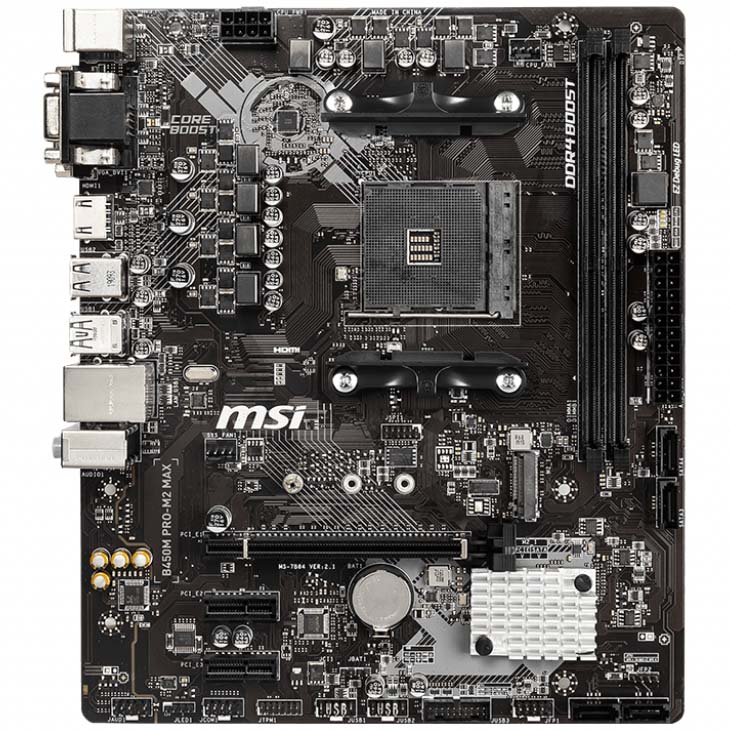 Материнская плата MSI B450M PRO-M2 MAX