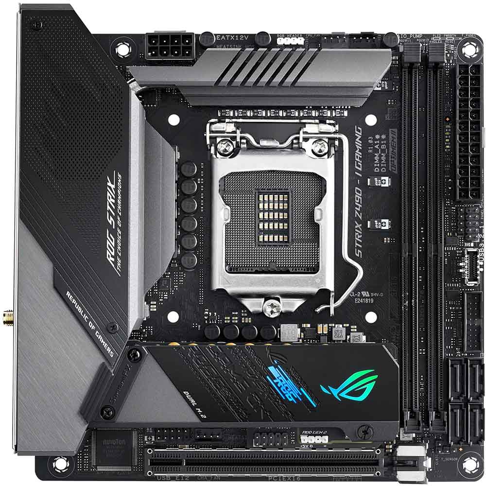 

Материнская плата ASUS STRIX Z490-I GAMING, STRIX Z490-I GAMING