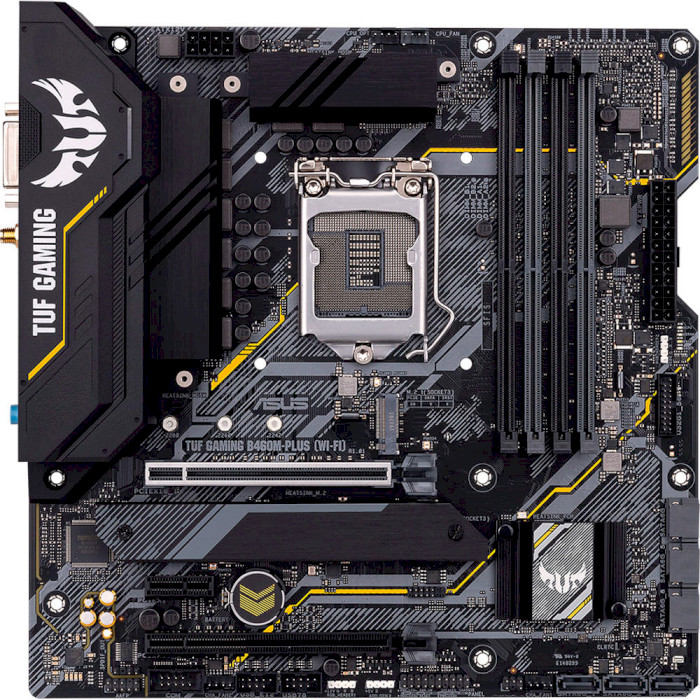 

Материнская плата ASUS TUF GAMING B460M-PLUS WI-FI, TUF GAMING B460M-PLUS WI-FI