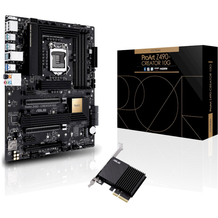 

Материнская плата ASUS PROART Z490-CREATOR 10G, PROART Z490-CREATOR 10G