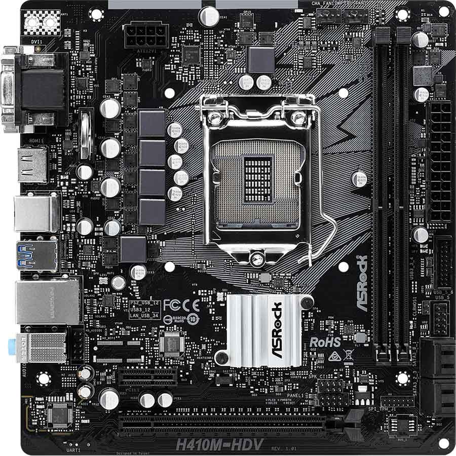 

Материнская плата ASRock H410M-HDV, H410M-HDV s1200