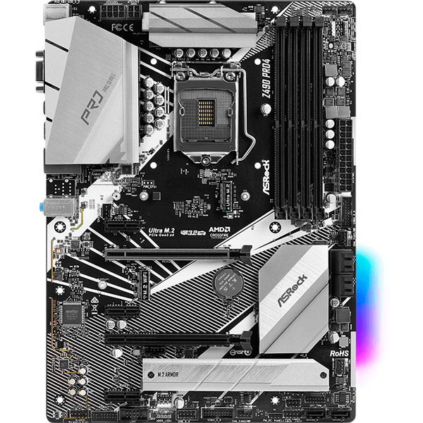 

Материнская плата ASROCK Z490 PRO4, Z490 PRO4 s1200
