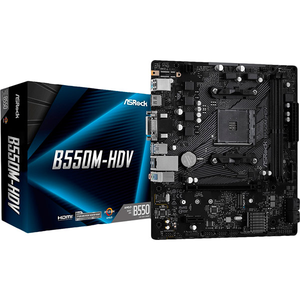 Материнська плата ASROCK B550M-HDV Сокет AMD AM4