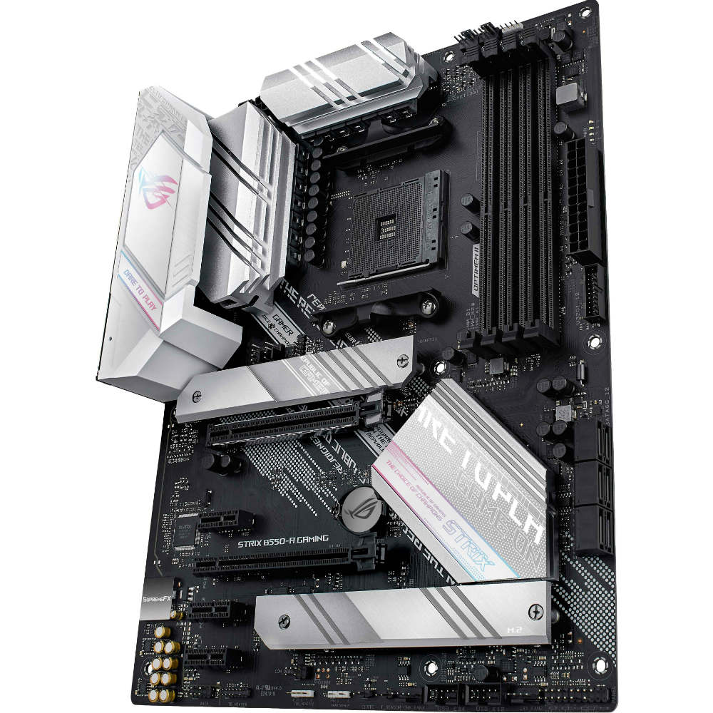 Внешний вид Материнская плата ASUS STRIX B550-A GAMING sAM4 ATX (STRIX_B550-A_GAMING)