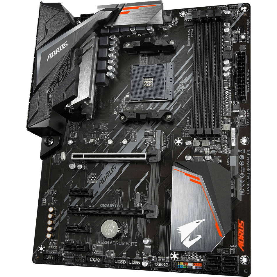 Материнська плата GIGABYTE A520 AORUS ELITE Підтримувані процесори Ryzen 5000/3000