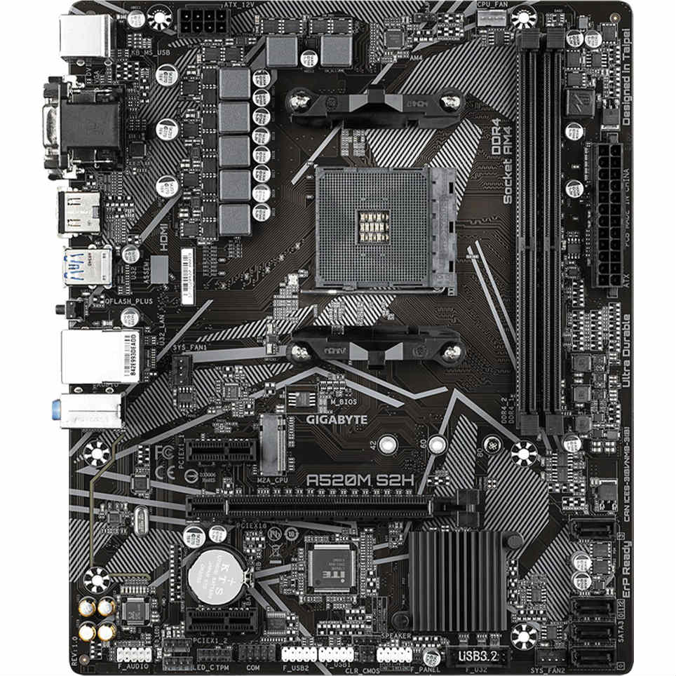 Материнська плата GIGABYTE A520M S2H