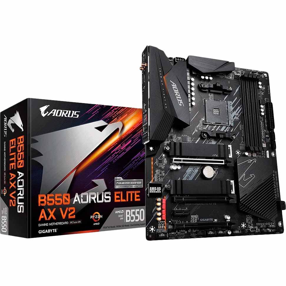 Материнская плата GIGABYTE B550 AORUS ELITE AX V2 Чипсет AMD B550