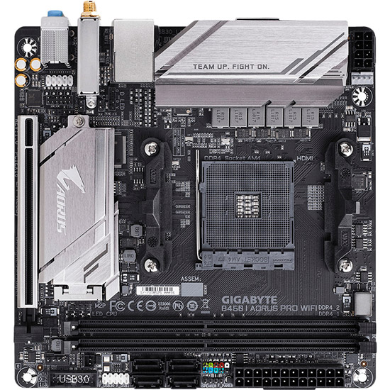 

Материнская плата GIGABYTE B450 I AORUS PRO WIFI, B450 I AORUS PRO WIFI