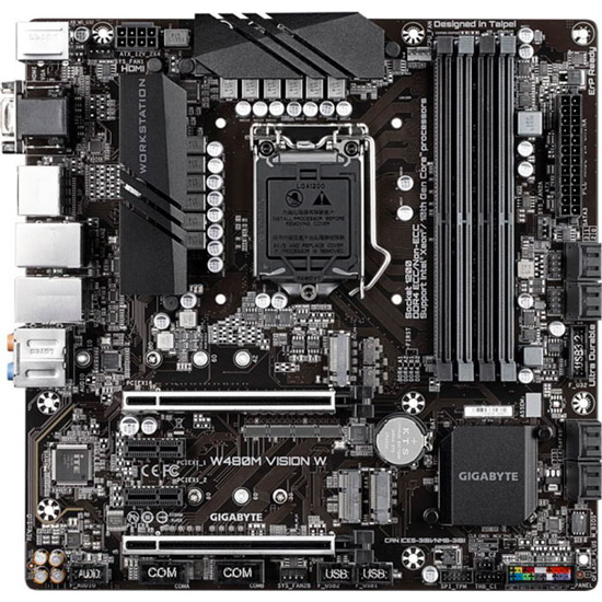 

Материнская плата GIGABYTE W480 VISION D, W480M VISION W