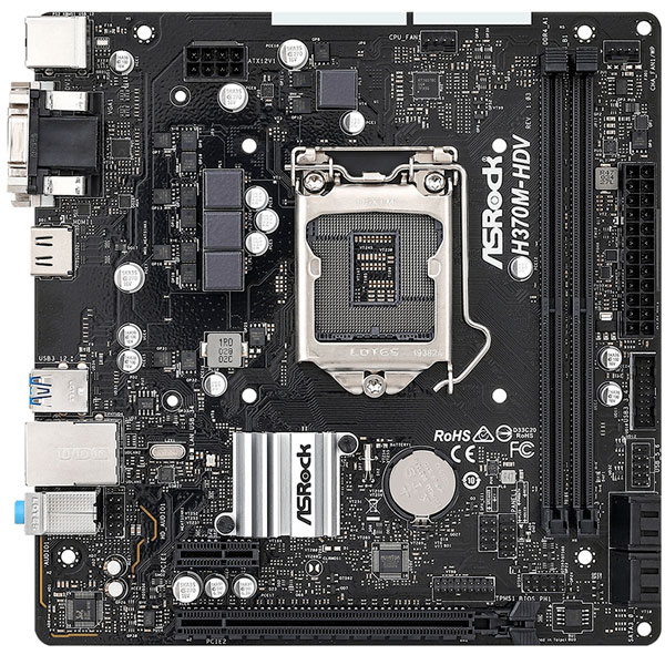 Материнська плата ASROCK H370M-HDV