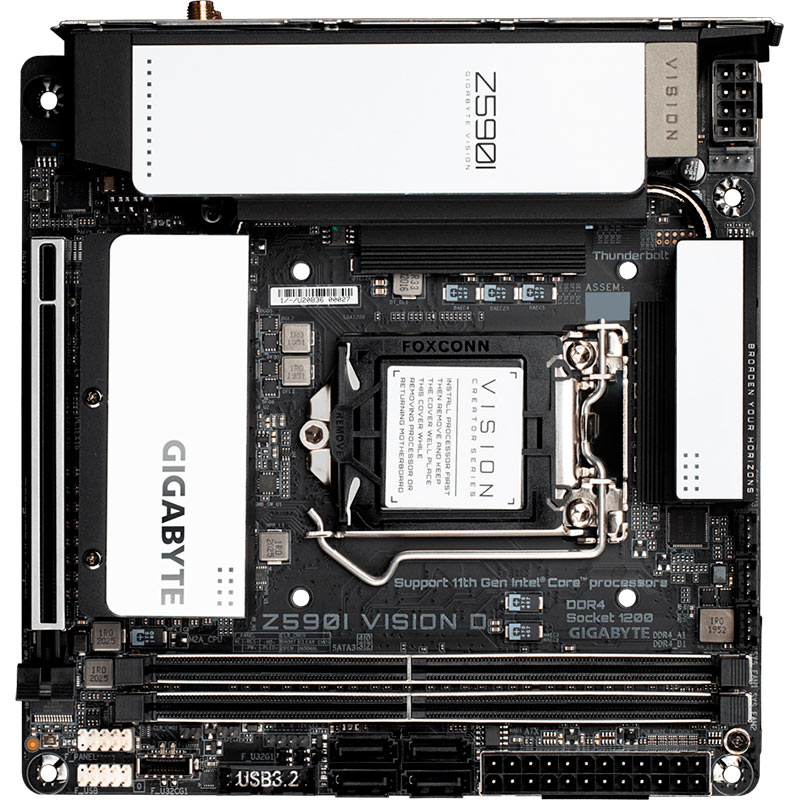 

Материнская плата GIGABYTE Z590I VISION D (Z590I_VISION_D), Z590I VISION D