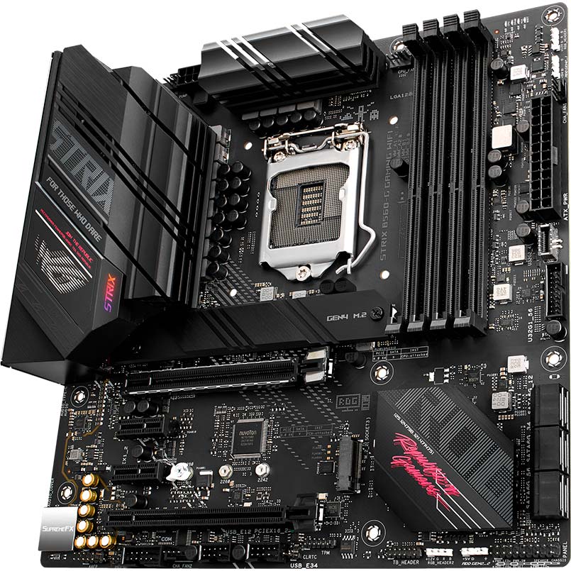 Материнская плата ASUS STRIX B560-G GAMING WIFI Назначение для настольного компьютера