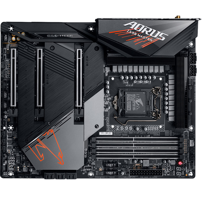 

Материнская плата GIGABYTE Z590 AORUS MASTER, Z590 AORUS MASTER