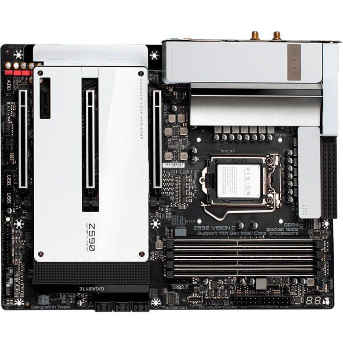 

Материнская плата GIGABYTE Z590 VISION D, Z590 VISION D