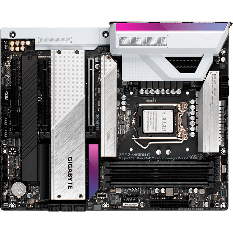 

Материнская плата GIGABYTE Z590 VISION G, Z590 VISION G