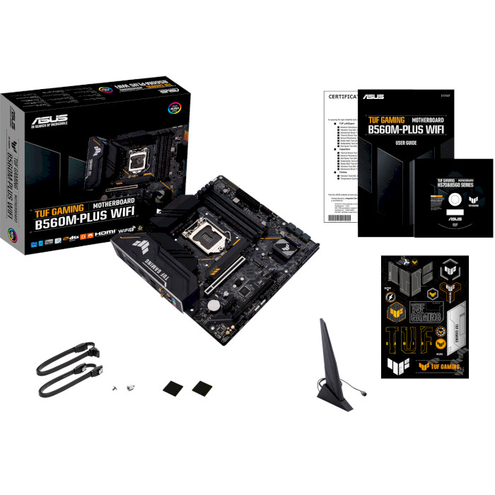 Фото Материнская плата ASUS TUF GAMING B560M-PLUS WIFI (TUF_GAM_B560M-PLUS_WIFI)