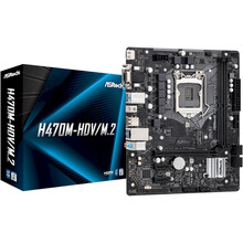 Материнська плата ASROCK H470M-HDV / M. 2 mATX