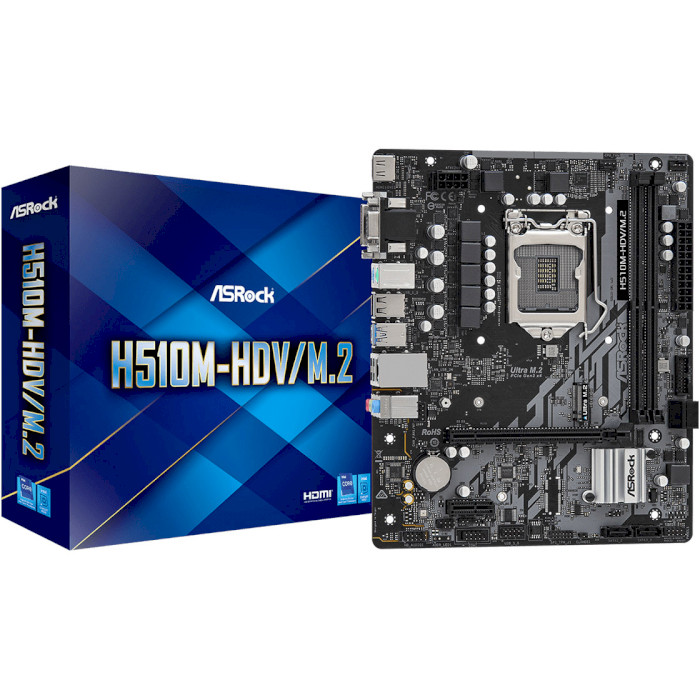 Материнська плата ASROCK H510M-HDV / M. 2 mATX